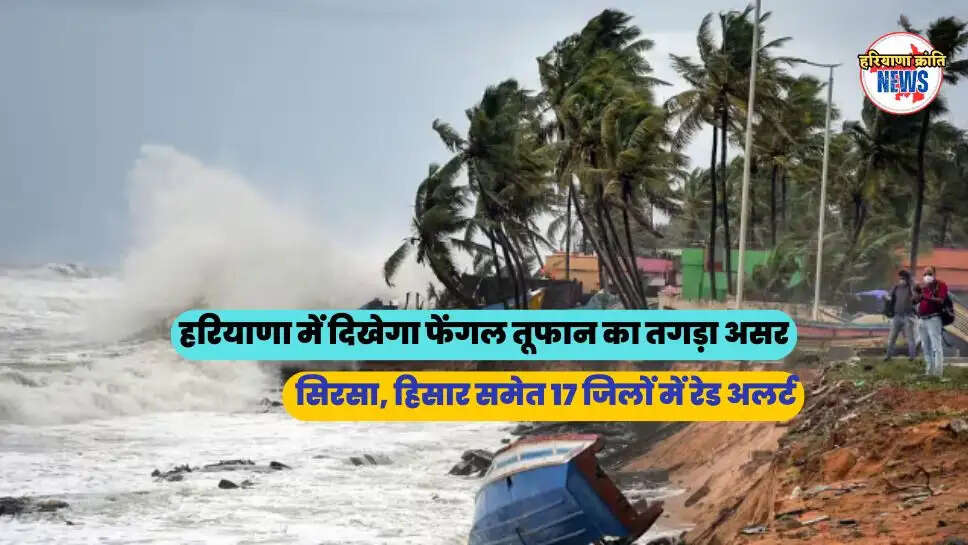 सिरसा, हिसार समेत 17 जिलों में रेड अलर्ट